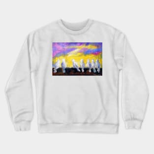 Pigeons on the roof Crewneck Sweatshirt